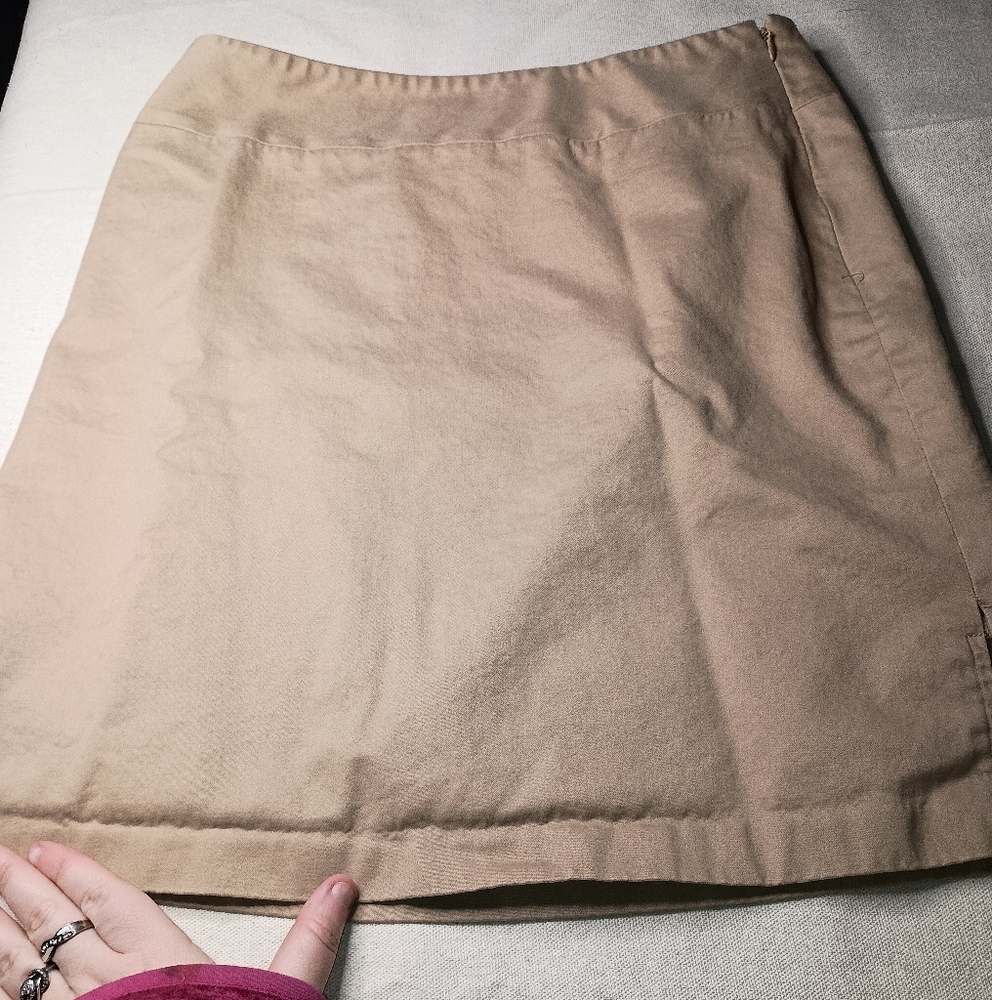 BANANA REPUBLIC suade mini skirt(#77)